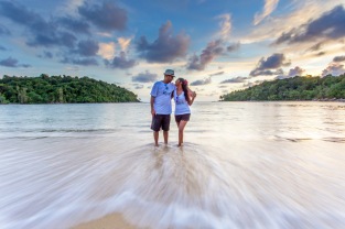 Honeymoon photo session at Anantara Layan Phuket